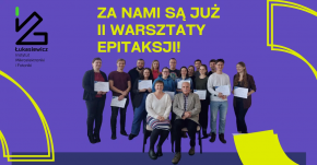 Studenci wraz z prof. Krzysztofem Zdunkiem i dr Kingą Kościewicz