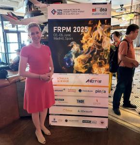 Prof. Kamila Sałasińska z projektem na konferencji FRPM25