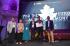 Od lewej: Valentin Craciun (członek Governing Board), Giuseppina Padeletti (nowo wybrana Prezydenta EMRS), Małgorzata Lewandowska, Franck Tessier (obecny i nowy Viceprezydent EMRS), laureat konkursu 3 minutes thesis competition oraz Tony Kenyon (obecny Prezydent EMRS)