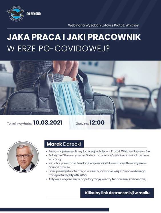 Webinaria Wysokich Lotów - plakat