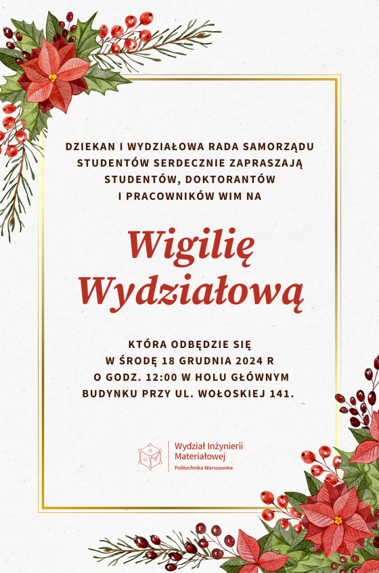 Zaproszenie na Wigilię 2024